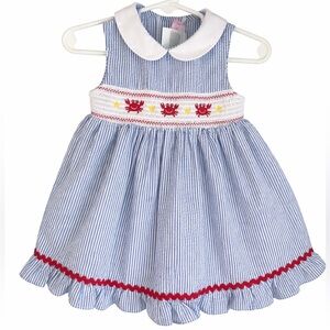 Seersucker Toddler Dress